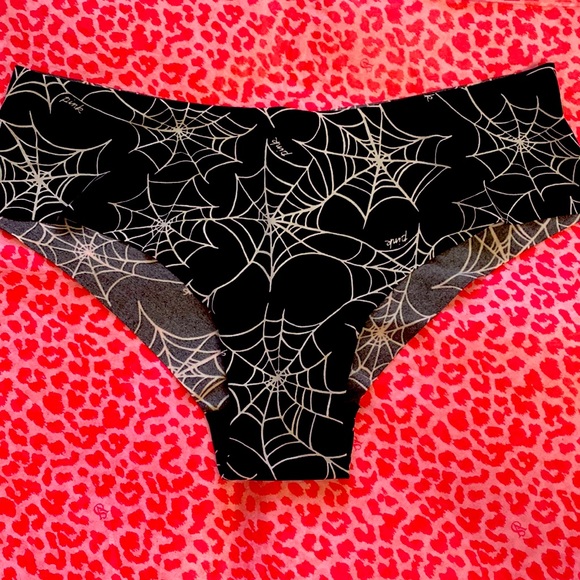 PINK Victoria's Secret Other - PINK Sexy Cheekster Halloween Spider Webs L NWT